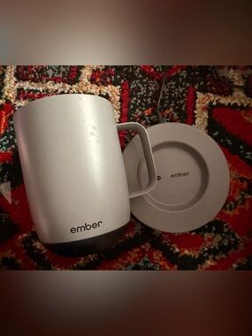 Ember Temperature Control Mug + Charging Coaster — gray